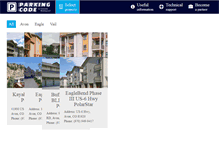 Tablet Screenshot of parkingcode.com